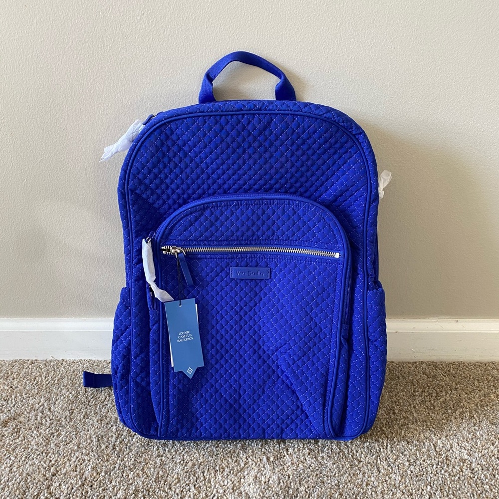 Vera Bradley Iconic Campus Backpack NWT